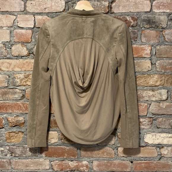 BCBGMaxAzria tan crop jacket - Picture 2 of 5